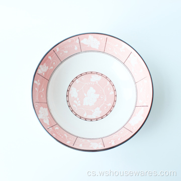 Velkoobchod porcelánové nudle mísa nádobí keramická polévka deska